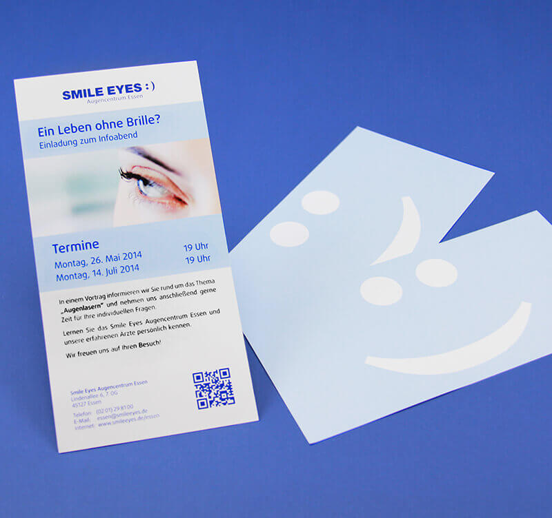 Smile Eyes Augenkliniken Flyer