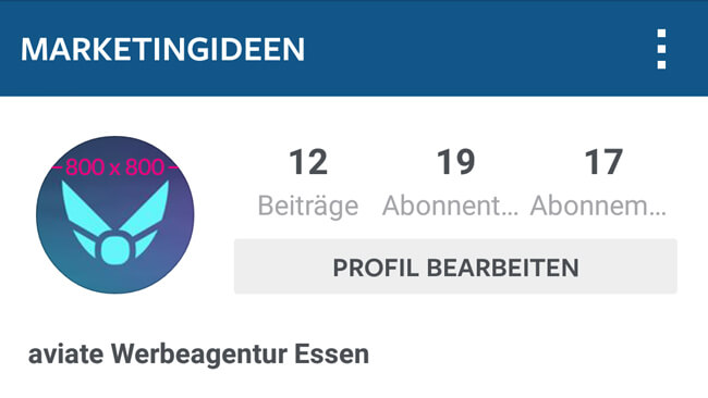 Profilbild insta Private Instagram